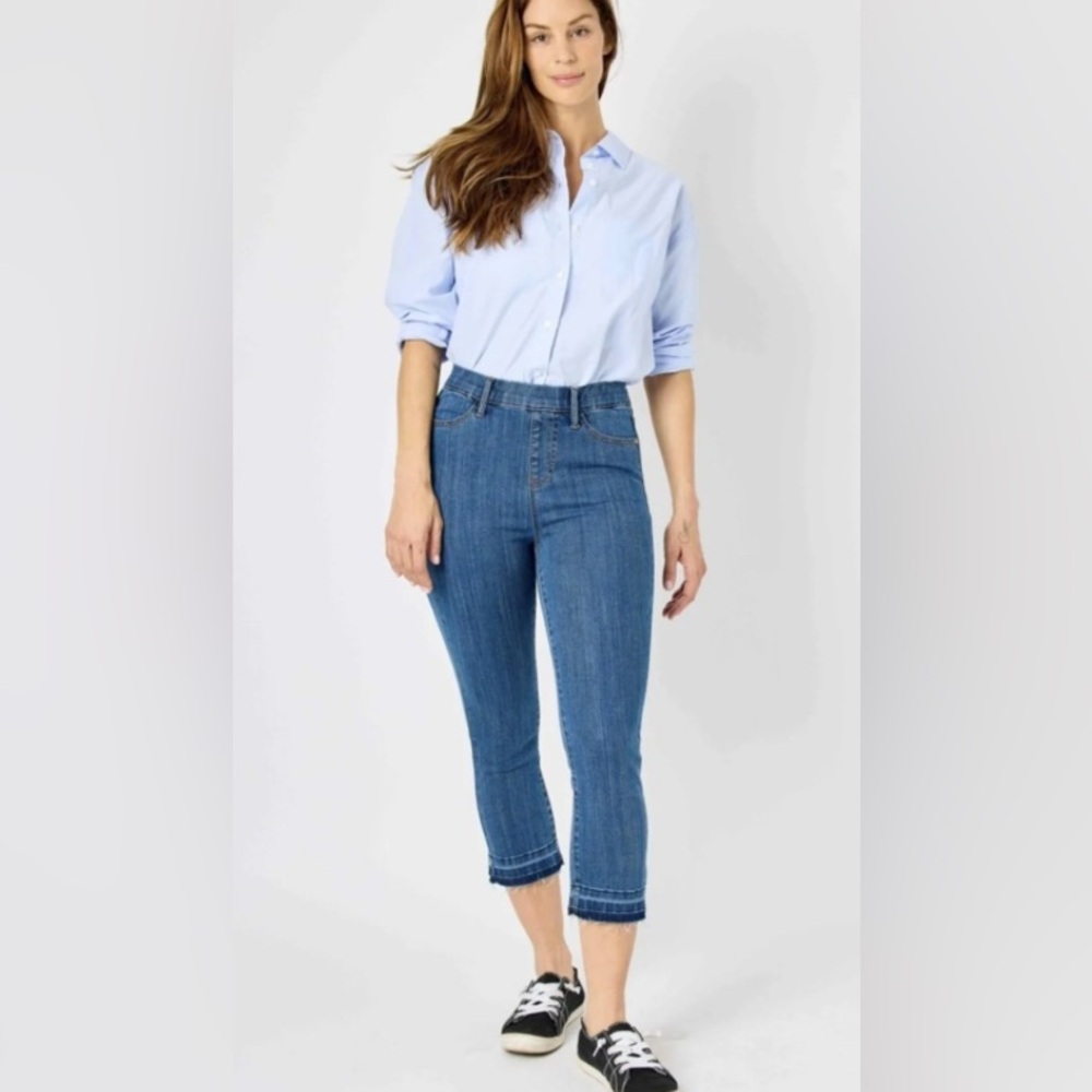 Judy Blue High Waist Pull-On Skinny Fit Capri Jeans Women’s Size 11/30